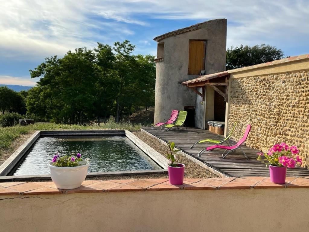 Chambre A La Ferme Au Milieu Des Lavandes Valensole Dış mekan fotoğraf